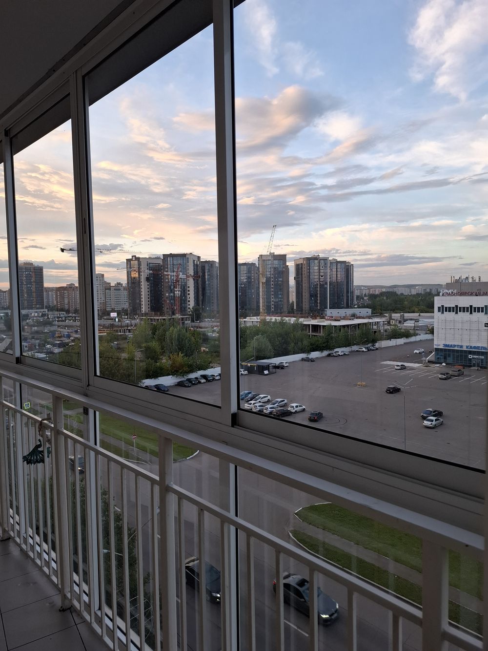 Остекление балкона после мойки